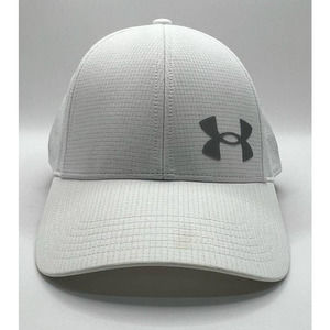 Under Armour Fitted Hat White Size Large Extra Large